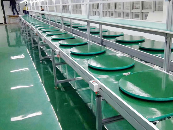 倍速鏈輸送線在使用過程中出現(xiàn)跑偏有什么處理方法？